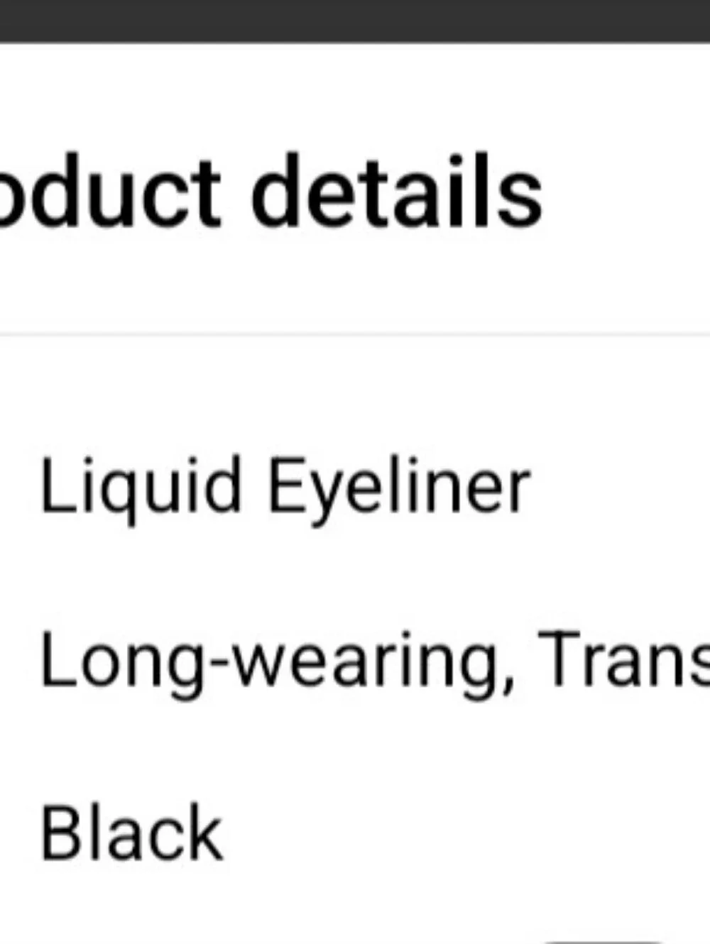 36H Long-Wear Eyeliner — Black